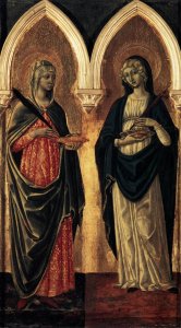 Annunciation with St Emidius 1486