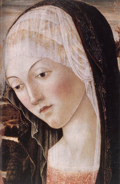 Madonna and Child with an Angel (detail) c. 1471