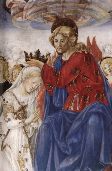 The Coronation of the Virgin (detail 1) 1472-73