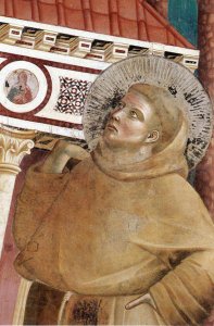 Legend of St Francis- 6. Dream of Innocent III (detail 1)  1297-99