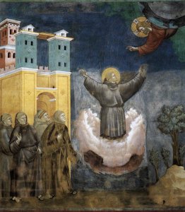 Legend of St Francis- 12. Ecstasy of St Francis 1297-1300