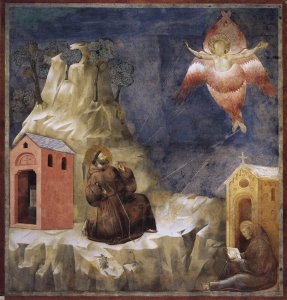 Legend of St Francis- 18. Apparition at Arles 1297-1300