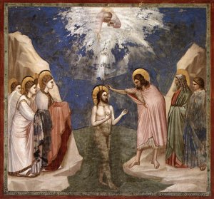 No. 23 Scenes from the Life of Christ- 7. Baptism of Christ 1304-06