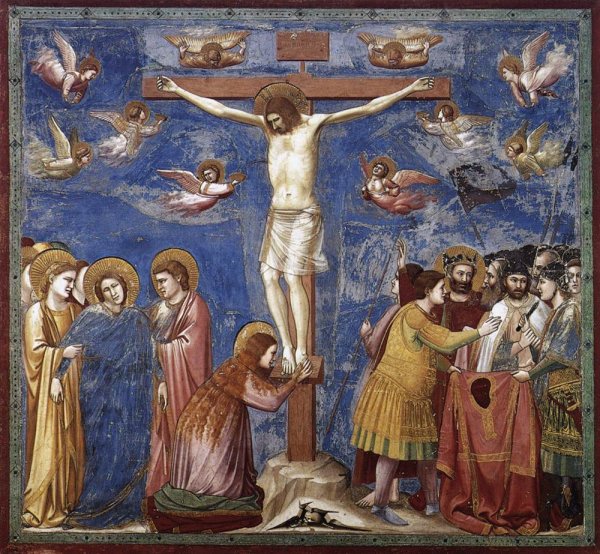 No. 35 Scenes from the Life of Christ- 19. Crucifixion 1304-06