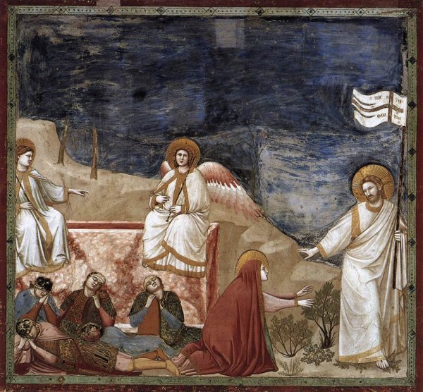 No. 37 Scenes from the Life of Christ- 21. Resurrection (Noli me tangere) 1304-06