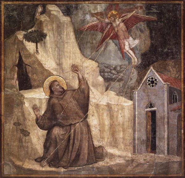 Scenes from the Life of Saint Francis- 1. Stigmatisation of Saint Francis 1325