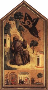 Stigmatization of St Francis 1300