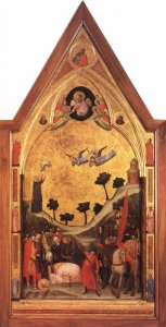 The Stefaneschi Triptych- Martyrdom of St Paul c. 1330