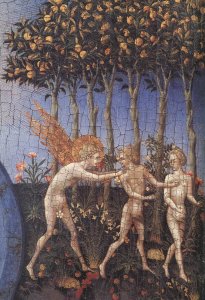 The Creation and the Expulsion from the Paradise (detail) c. 1445