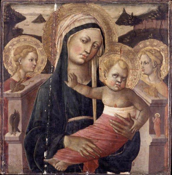 Madonna and Child Enthroned