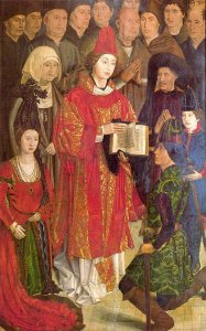 Altarpiece of Saint Vincent (the panel of the Knights) 1460s