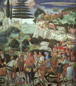 Procession of the Magus Melchoir  1459