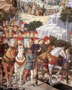 Procession of the Youngest King (detail 1) 1459-60