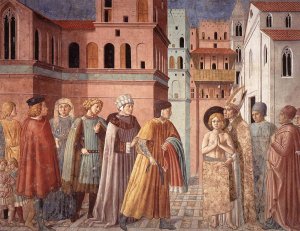 Scenes from the Life of St Francis (Scene 3, south wall) 1452