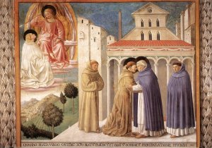 Scenes from the Life of St Francis (Scene 4, south wall) 1452