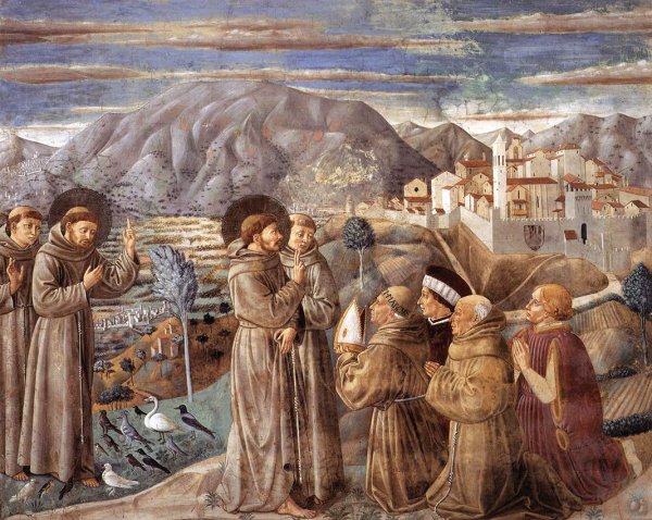 Scenes from the Life of St Francis (Scene 7, south wall) 1452