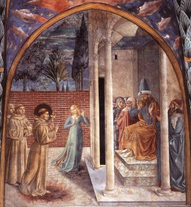 Scenes from the Life of St Francis (Scene 10, north wall) 1452