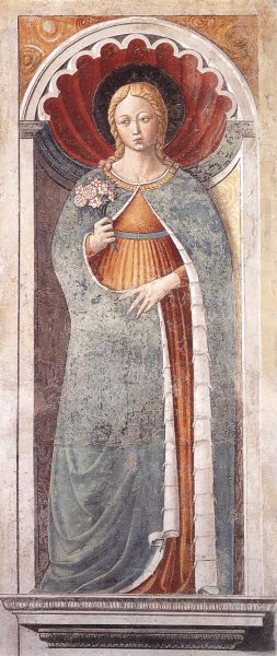 St Fina (on the pillar) 1464-65