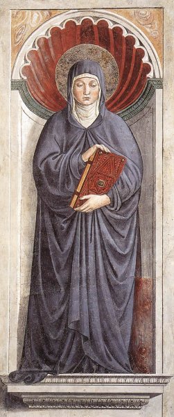 St Monica (on the pillar) 1464-65