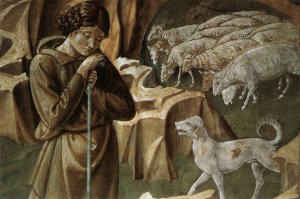 The Vigil of the Shepherds (detail) 1459-60