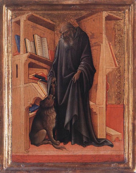 Diptych- St Jerome c. 1420