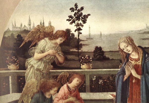 Adoration of the Child (detail) 1480-83