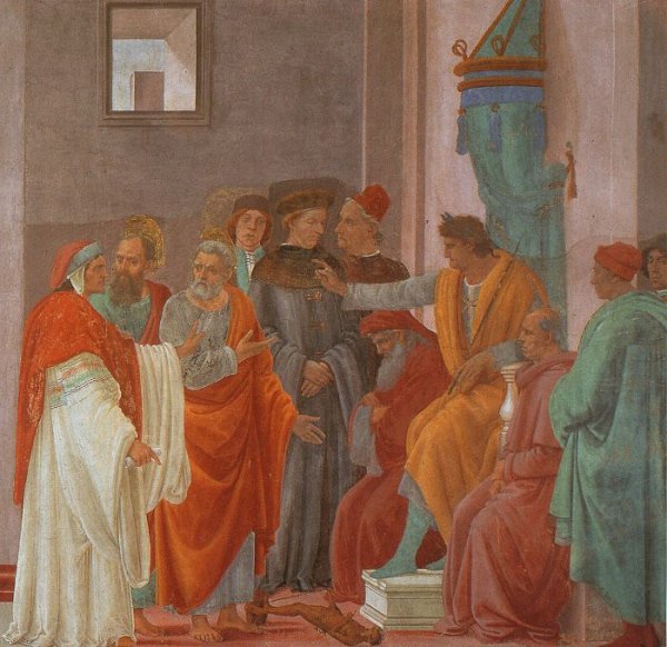 Disputation with Simon Magus (detail)