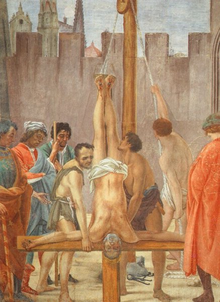 Disputation with Simon Magus and Crucifixion of Peter,  The Crucifixion of Peter  1481-82