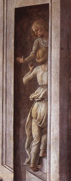 The Annunciation with two Kneeling Donors (detail-2) c. 1440