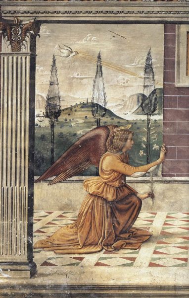 Annunciation (detail-1) c. 1482