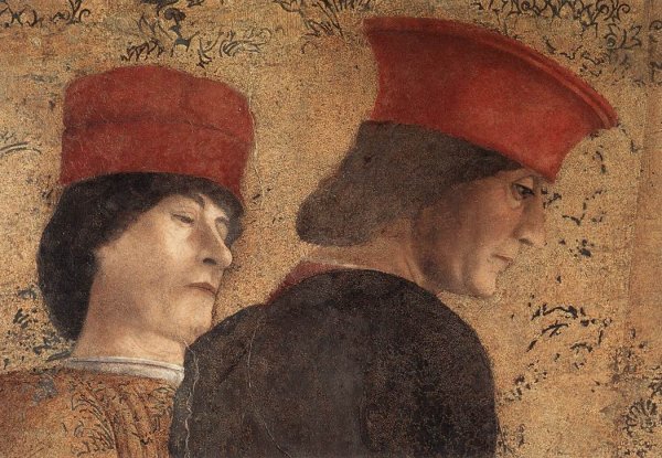 The Court of Mantua (detail-2) 1471-74