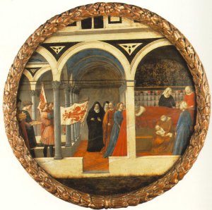 Plate of Nativity (Berlin Tondo) 1427-28