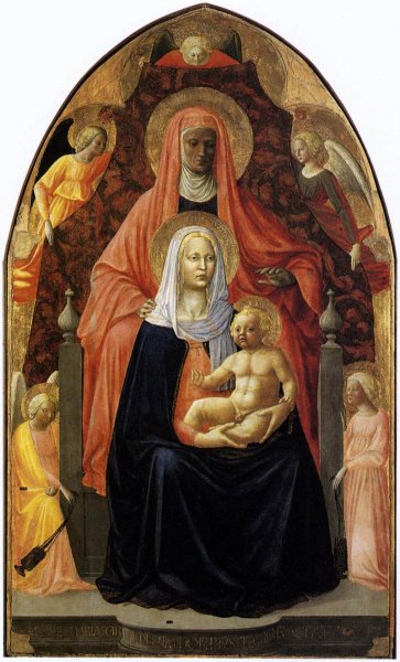 The Madonna and Child with Saint Anne 1424