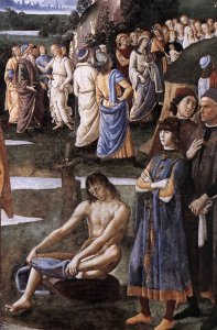 Baptism of Christ (detail-3) c. 148