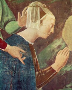 Adoration of the Holy Wood (detail-3) c. 1452