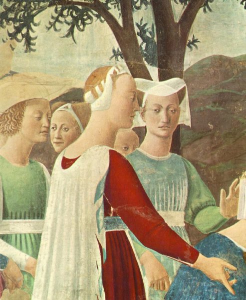 Adoration of the Holy Wood (detail-3) c. 1452