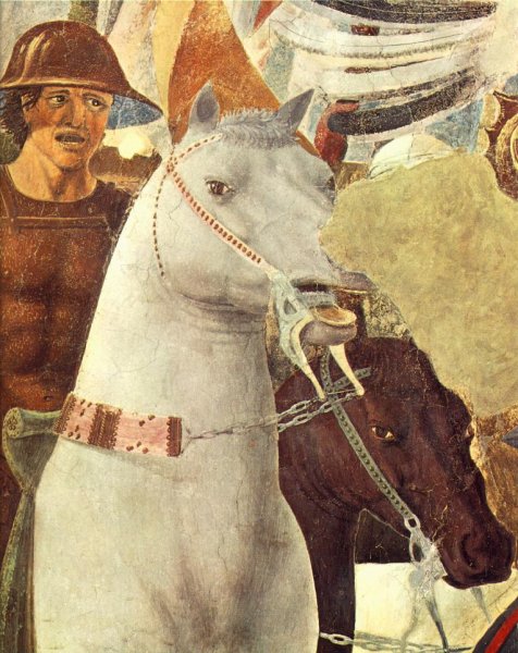 Battle between Constantine and Maxentius (detail) c. 1458