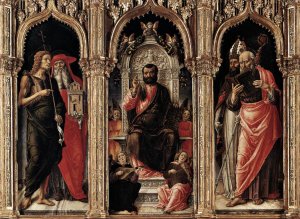 Triptych of St Mark 1474 2