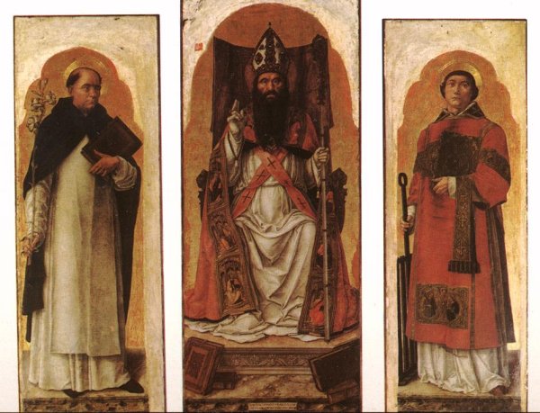 Sts Dominic, Augustin, and Lawrence 1473