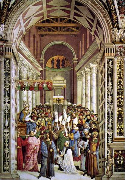 Aeneas Piccolomini Crowned as Pope 1502-08