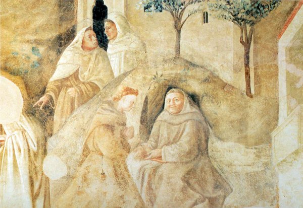 Scenes of Carmelite History, detail