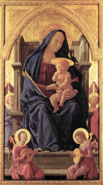 Pisa polyptych Virgin and Child