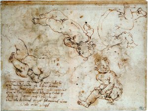 Study of Putti Playing