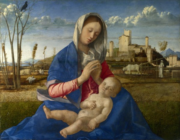 Madonna of the Meadow (Madonna del prato) 1505