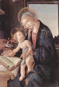 Madonna of the Magnificat (Madonna del Magnificat) 1480-81