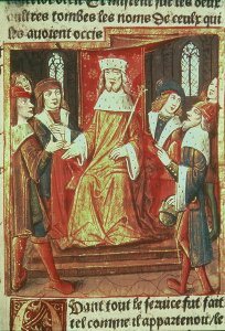 King Arthur and his Knights, from Lancelot du Lac, c.1490