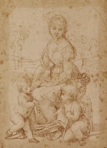 The Virgin with the Infant Christ and St. John the Baptist, after Raphael