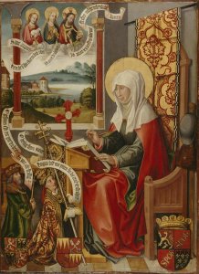 St. Brigit Writing Down her Revelations, c. 1505