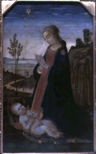 Madonna and Child in a Landscape