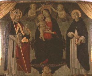 Madonna flanked by St. Nicholas and St. Peter Martyr